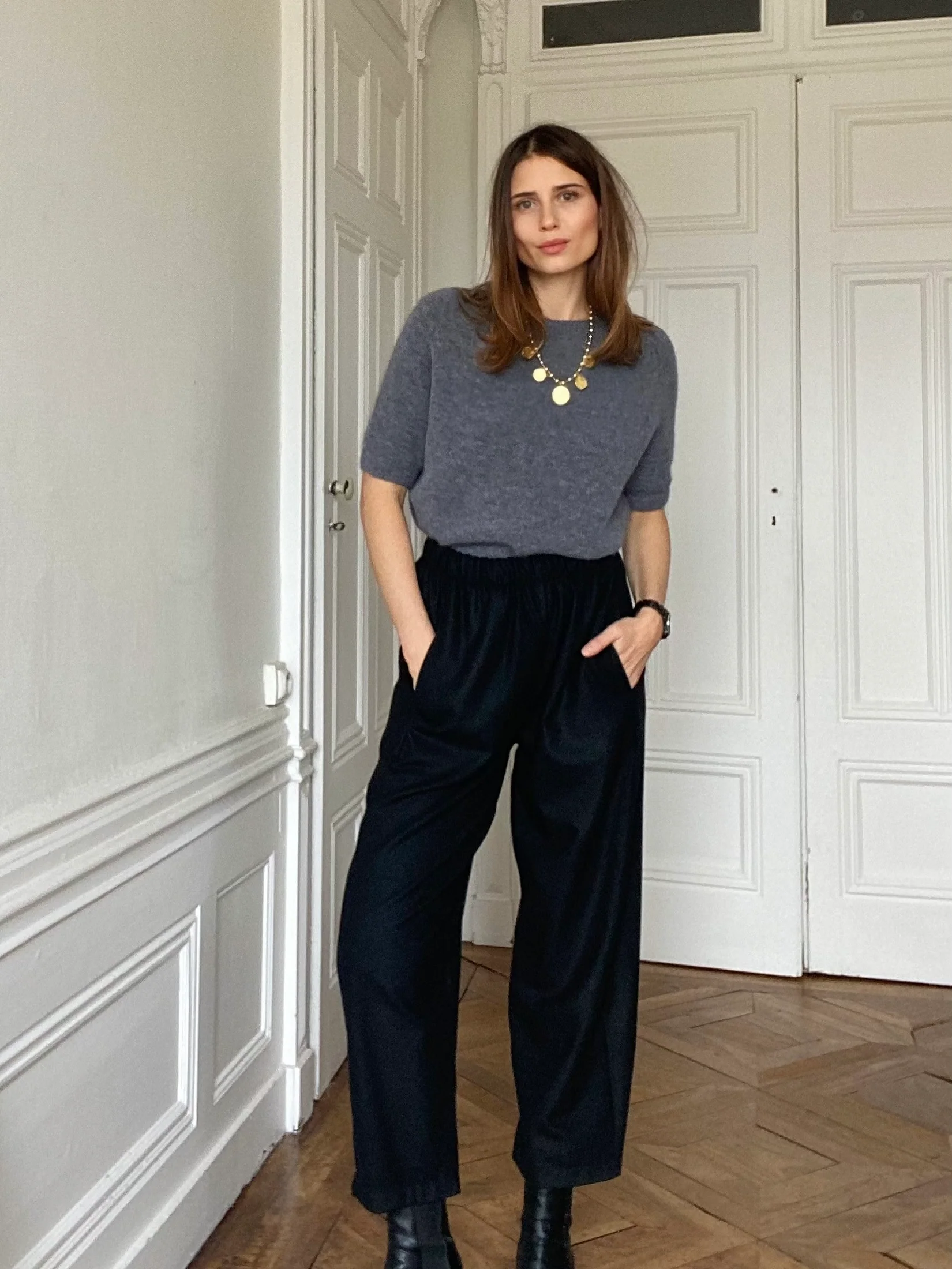 Pantalon Solal Noir – Image 2