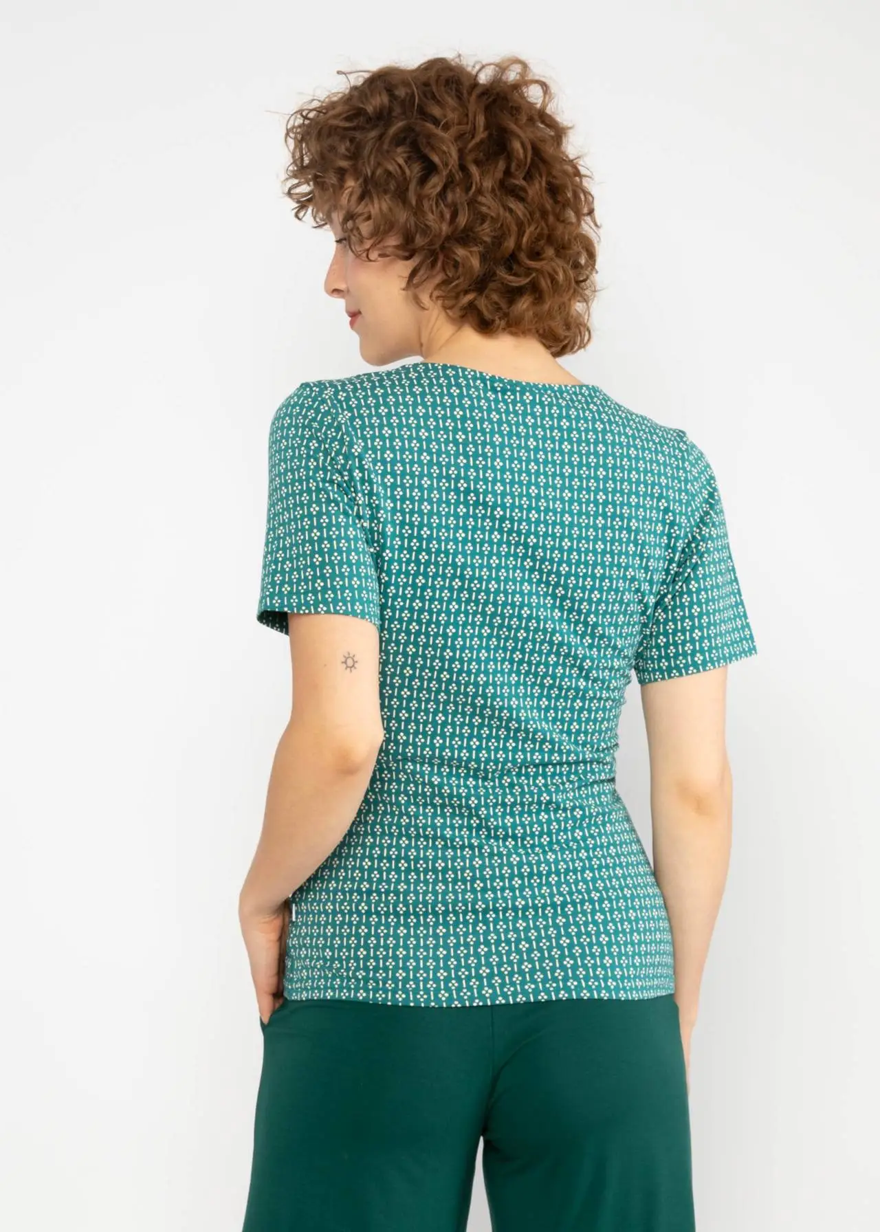 Top cache cœur vert – Coton bio – Blustgeschwister – Image 3