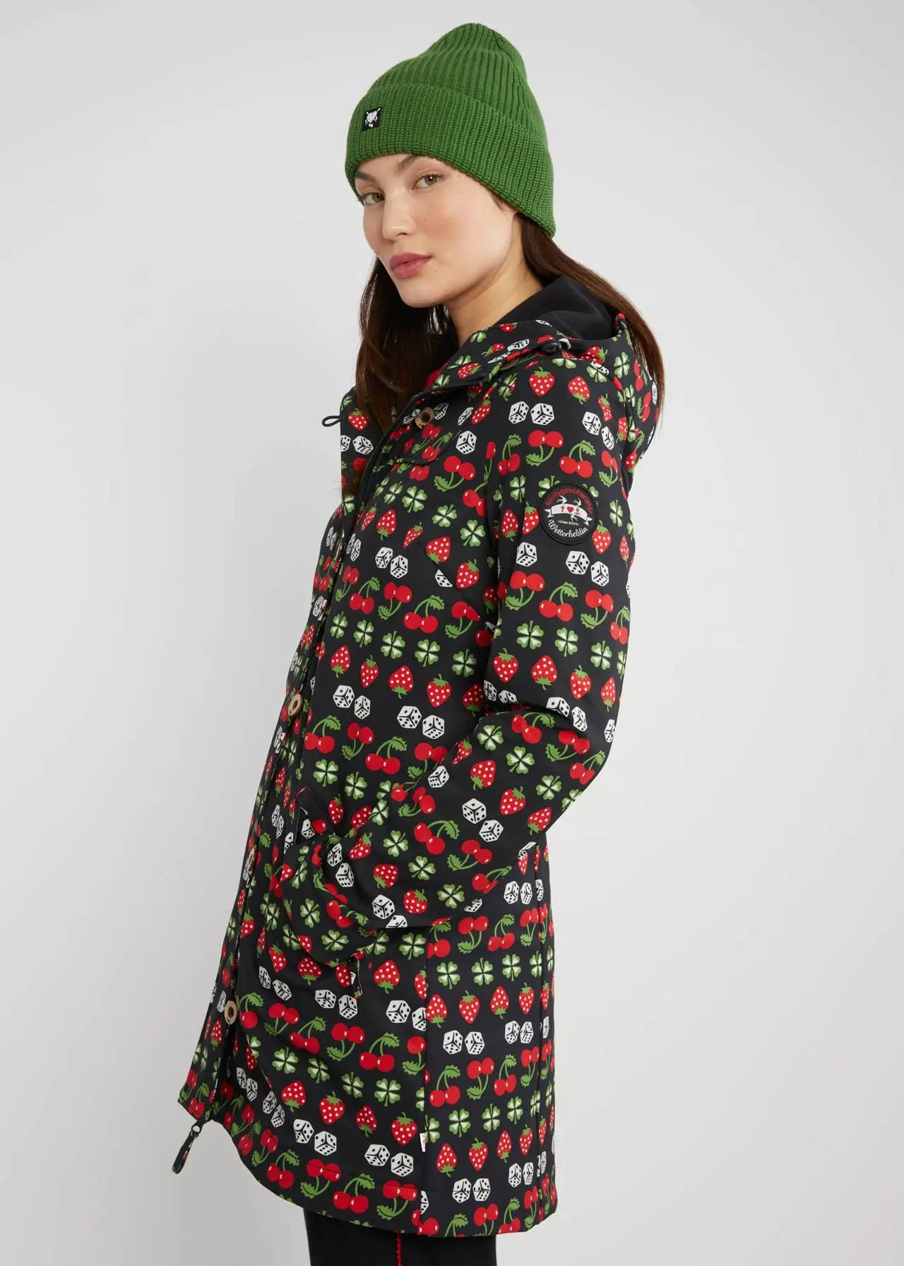 Parka charming cherry – Polyester recyclé – Blutsgeschwister – Image 2