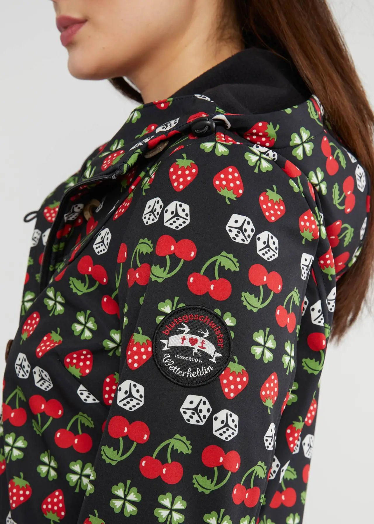 Parka charming cherry – Polyester recyclé – Blutsgeschwister – Image 5