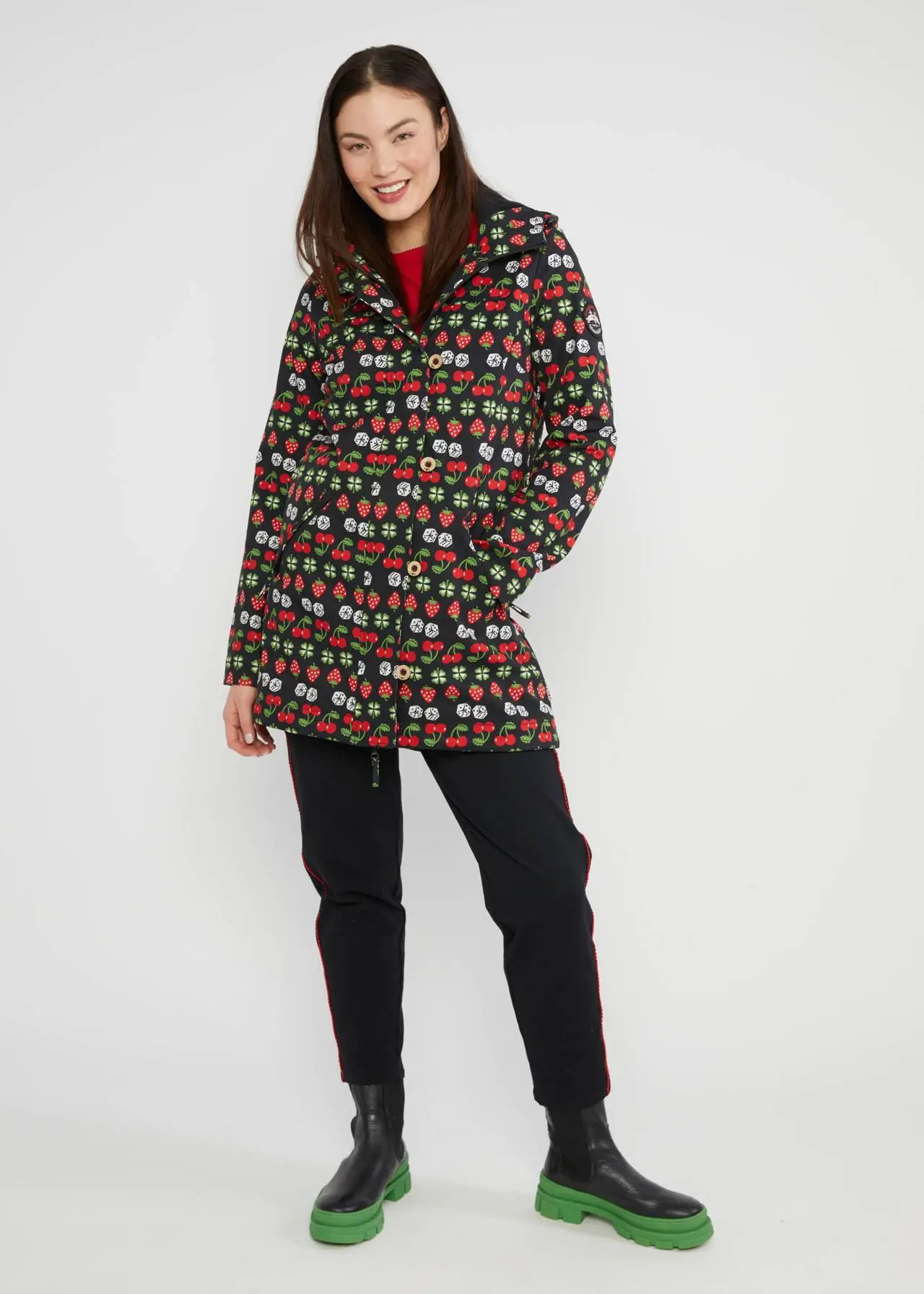 Parka charming cherry – Polyester recyclé – Blutsgeschwister – Image 6