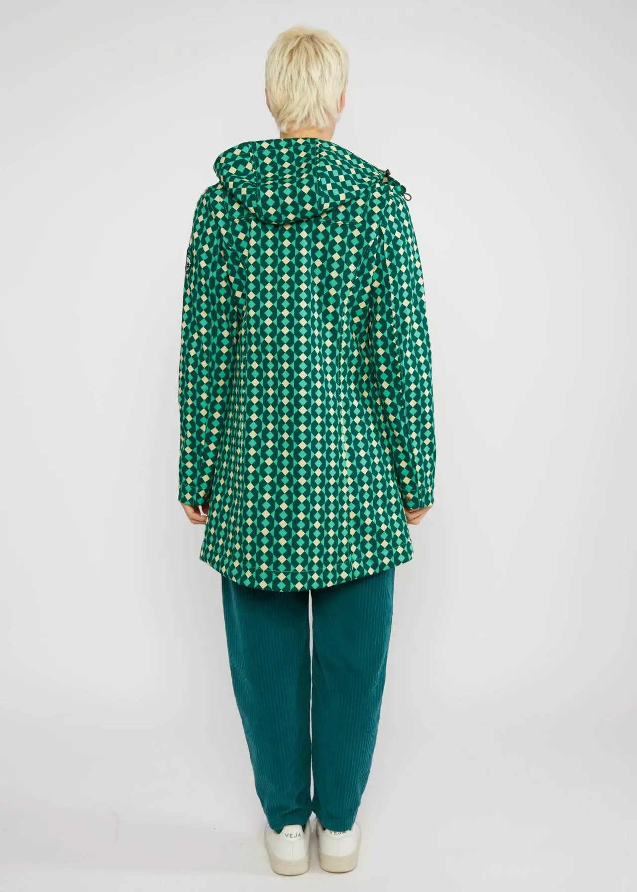 Parka verte tree over tree – Polyester recyclé – Blutsgeschwister – Image 3