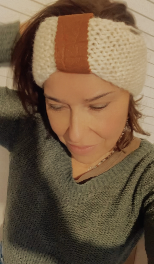 Bandeau laine tracée – Image 2