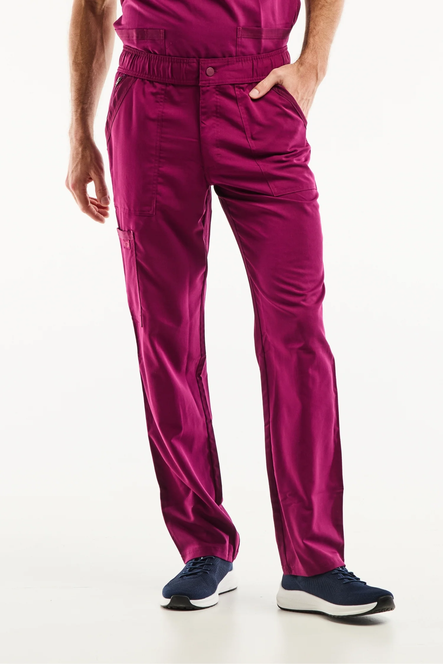 Balance by Dickies® - Pantalon médical - Homme - Bordeaux – Image 3