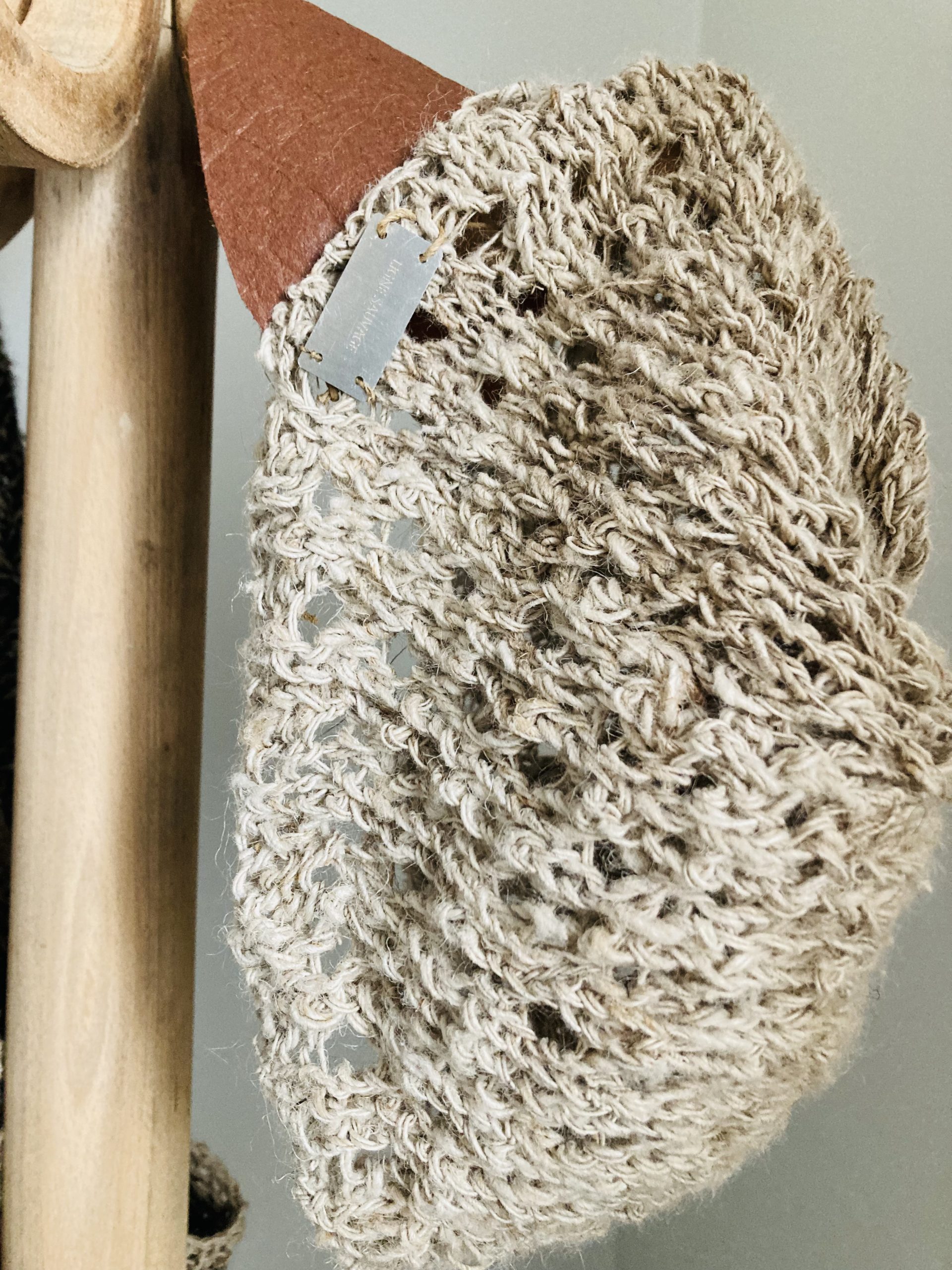 casquette cuir végétal- fil d’ortie – Image 4