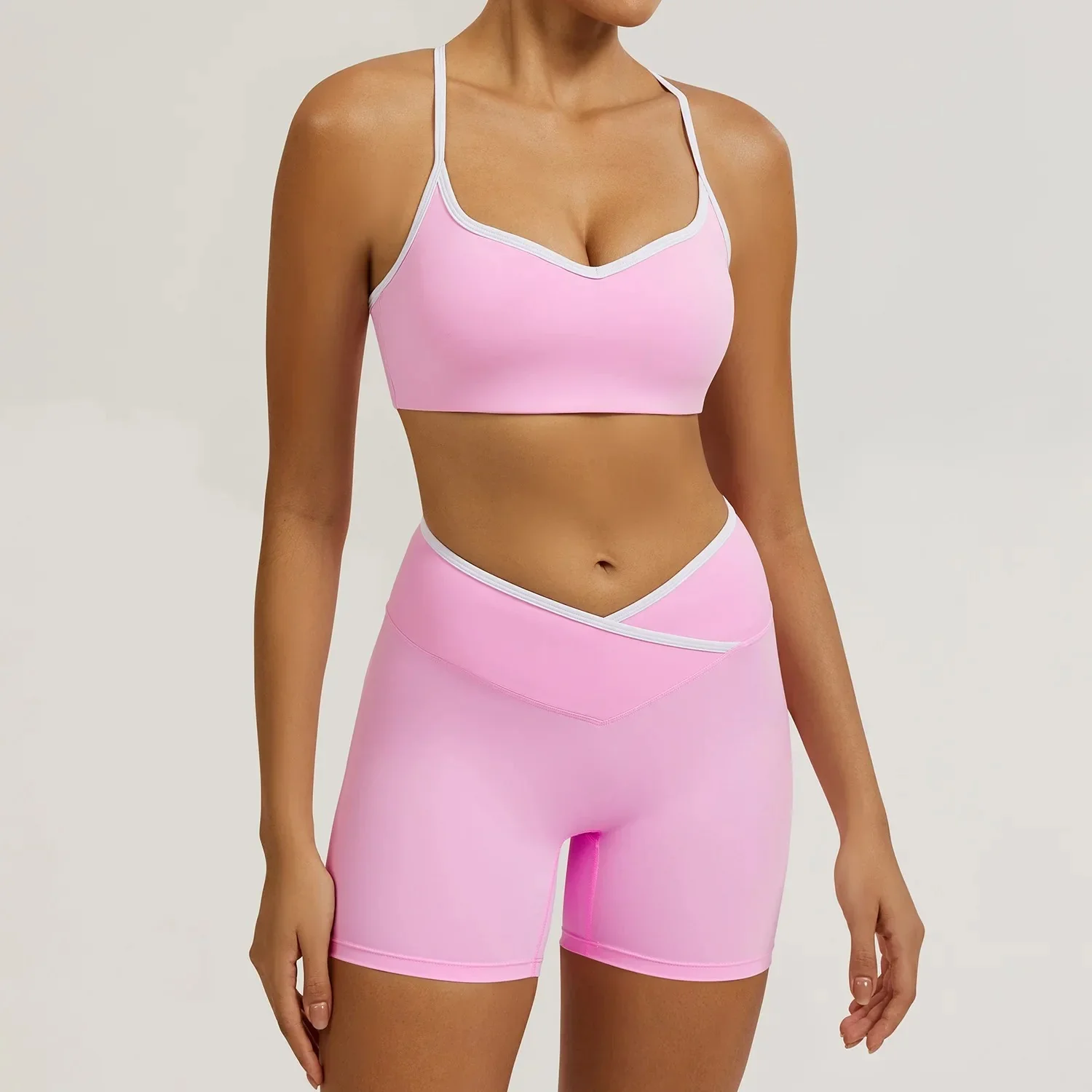 Ensemble Fitness Femme – Soutien-Gorge & Short Gainant – Image 5