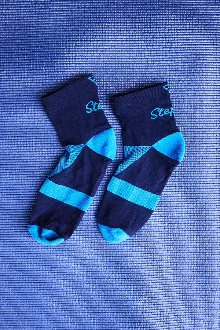 Chaussettes de sport femme mi-hautes – respirantes, anti-frottements, made in France & recyclées – Image 4