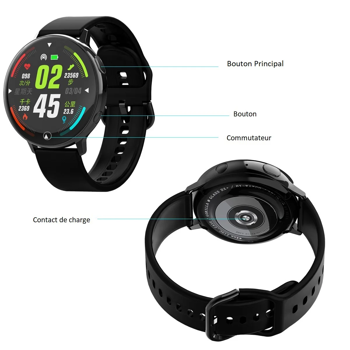 MONTRE CONNECTEE BLUETOOTH MULTIFONCTIONS – Image 2