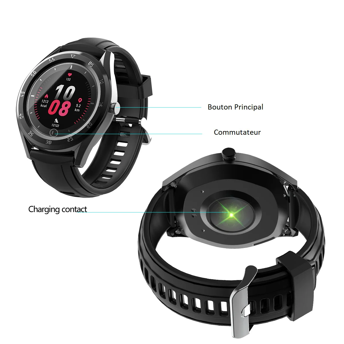 MONTRE CONNECTEE BLUETOOTH MULTIFONCTIONS – Image 2