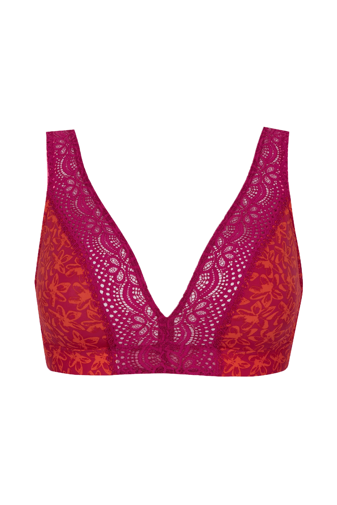 Soutien-gorge foulard sans armatures en dentelle et en microfibre L'irrésistible - Tiaré – Image 5