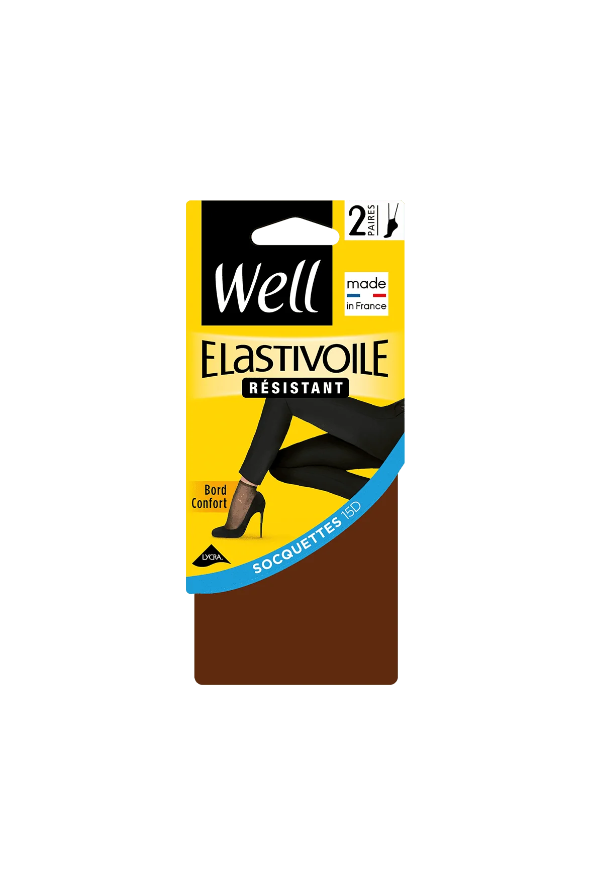 Lot de 2 paires de Socquettes Transparentes 17D Elastivoile Résistant - Gazelle – Image 2