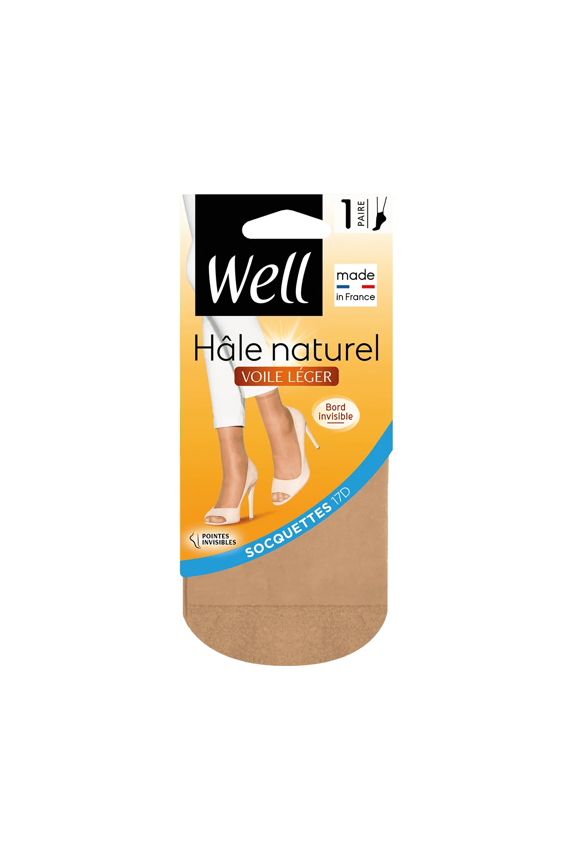 Socquettes Transparentes 17D Hâle Naturel - Hâle medium – Image 2
