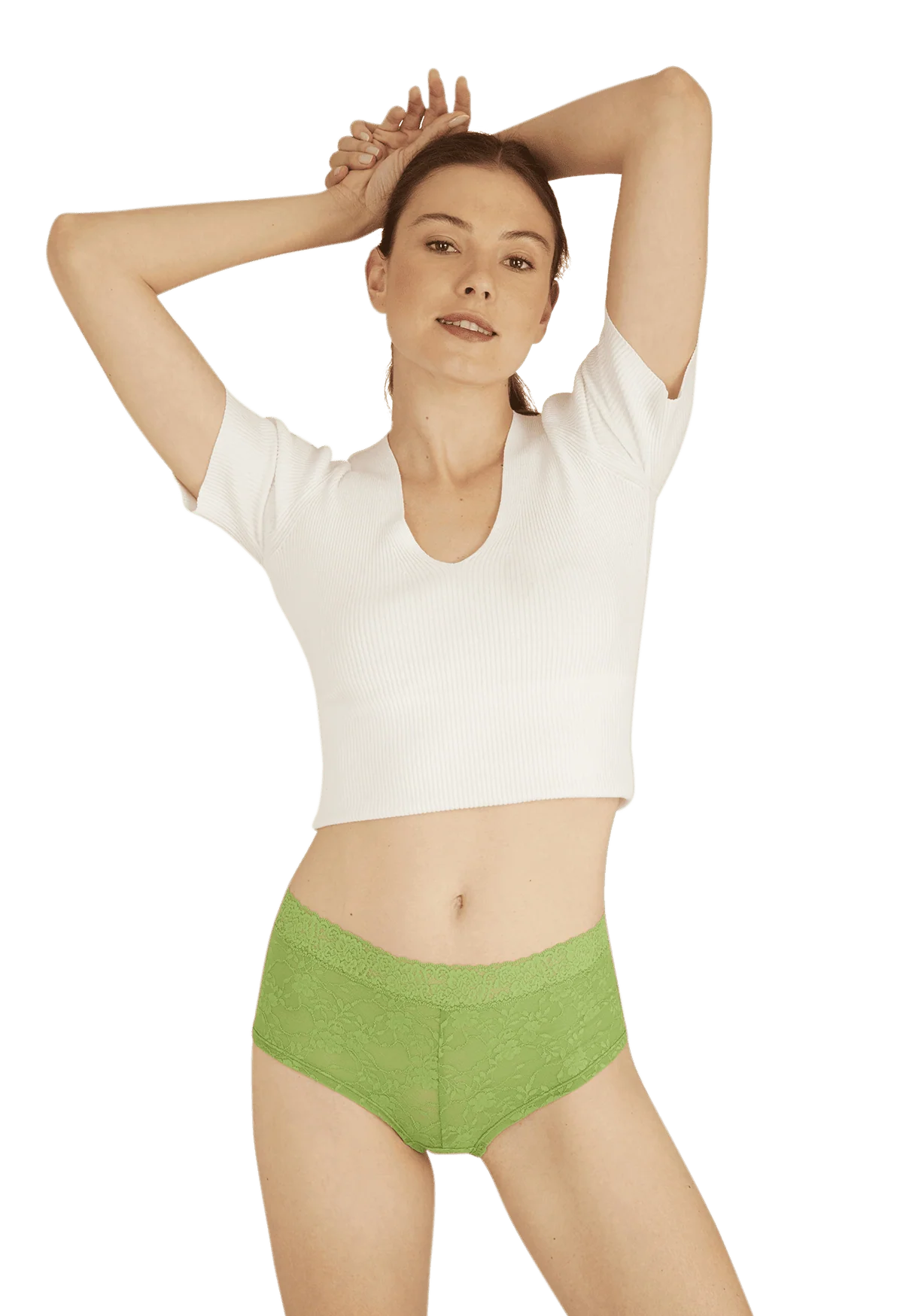 Duo Pop Lot de 2 Shortys - Vert éclatant / fuchsia – Image 5