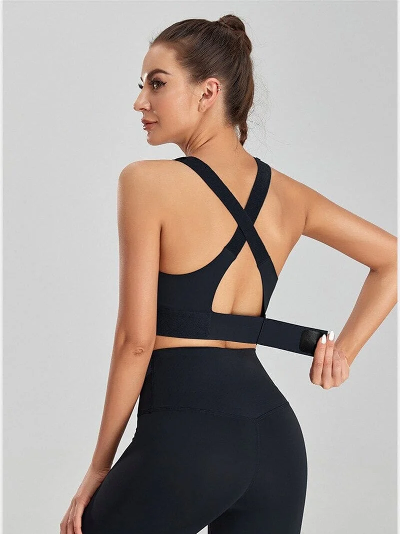 Brassière Sport Zippée Réglable – Image 3
