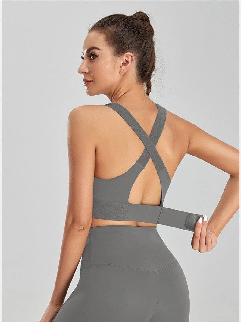 Brassière Sport Zippée Réglable – Image 9