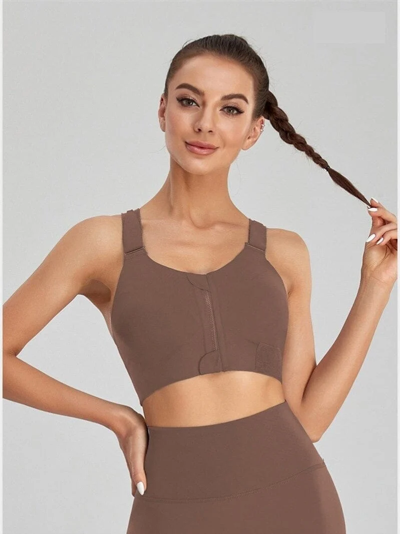 Brassière Sport Zippée Réglable – Image 6