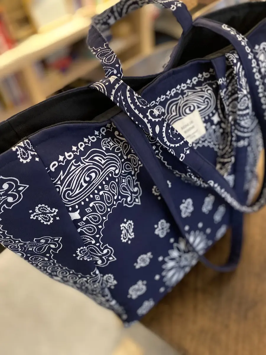 CABAS MOLLETONNÉ Bandana marine – Image 6