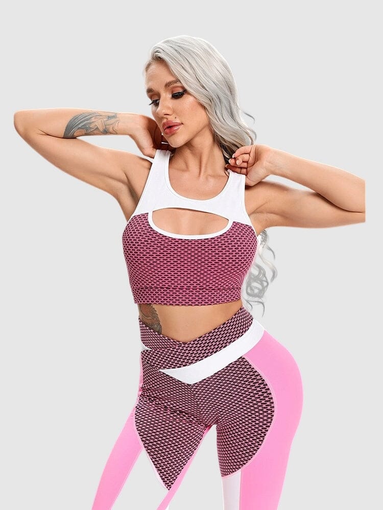 Ensemble Sport Sculptant, Legging Push Up et Brassière – Image 9