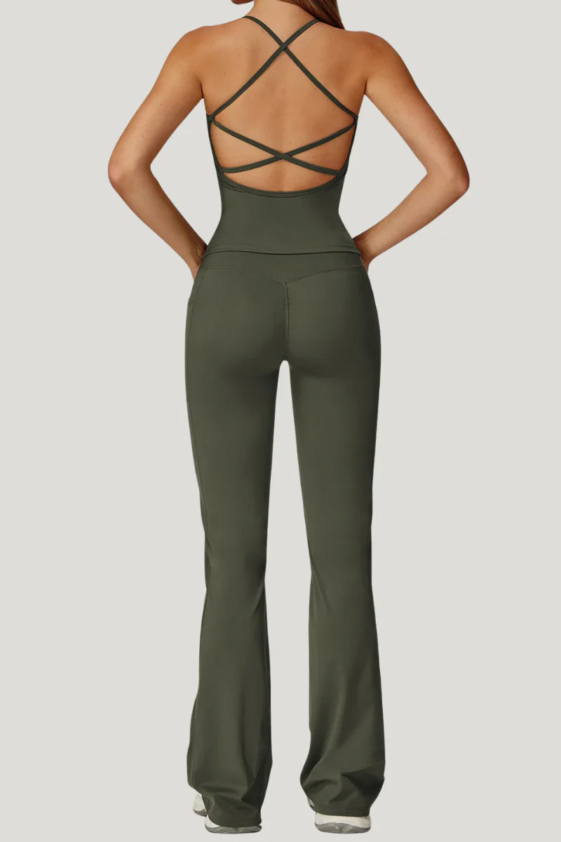 Ensemble Yoga Pantalon Evasé – Image 6