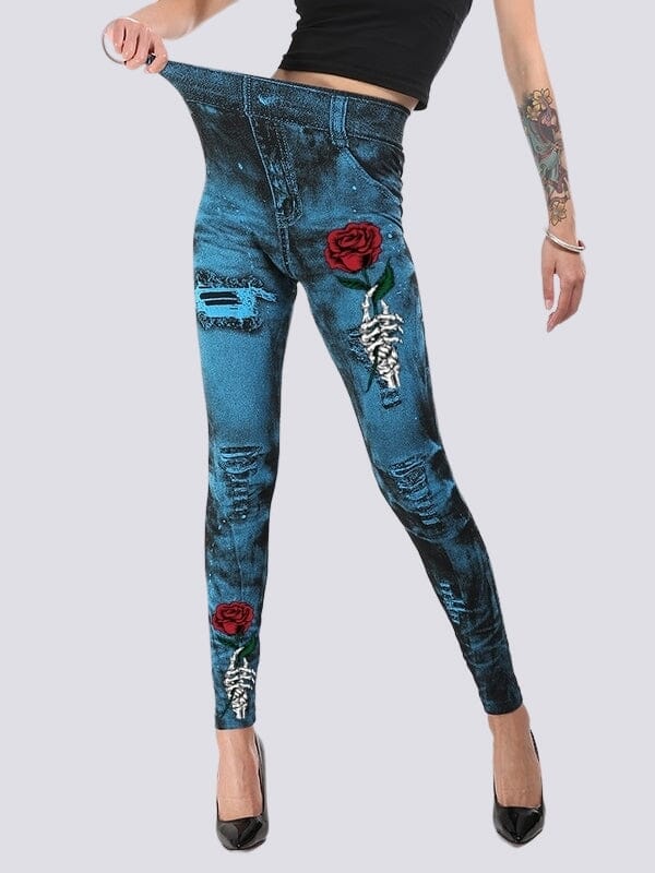 Jegging Effet Déchiré – Image 4