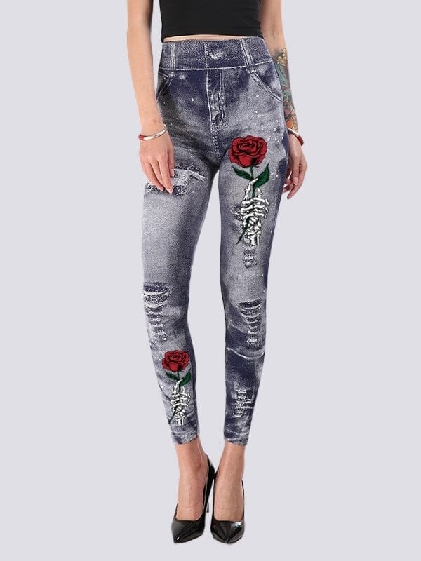 Jegging Effet Déchiré – Image 7