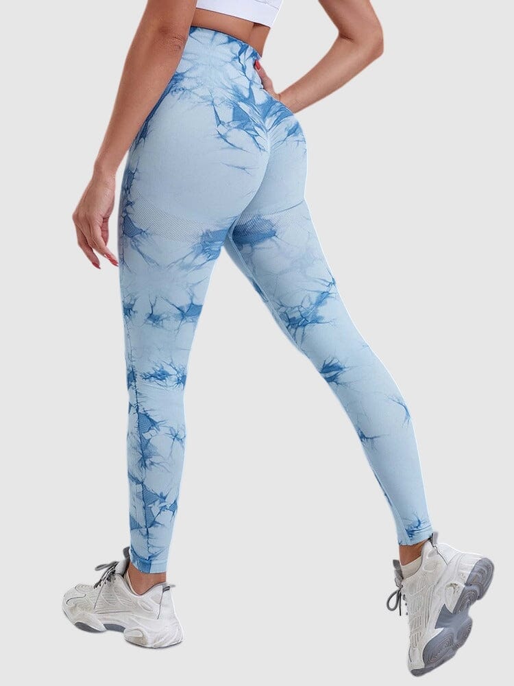 Legging Sport Teinté Push Up Sans Couture – Image 9