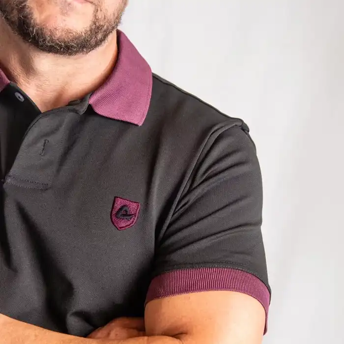 Polo Noir Made in France Homme – Image 2