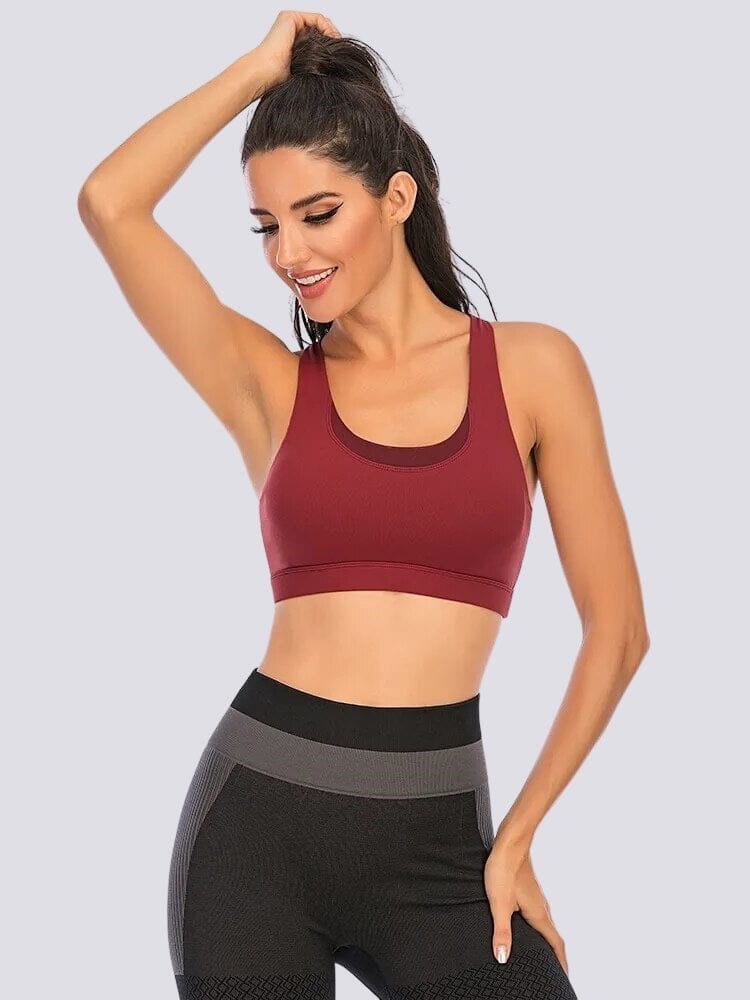 Soutien-Gorge Sport Sans Couture Bretelles Croisées – Image 3