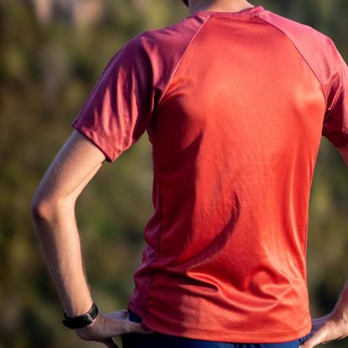 T-shirt de sport rouge homme Bonifacio – Triloop – Image 3